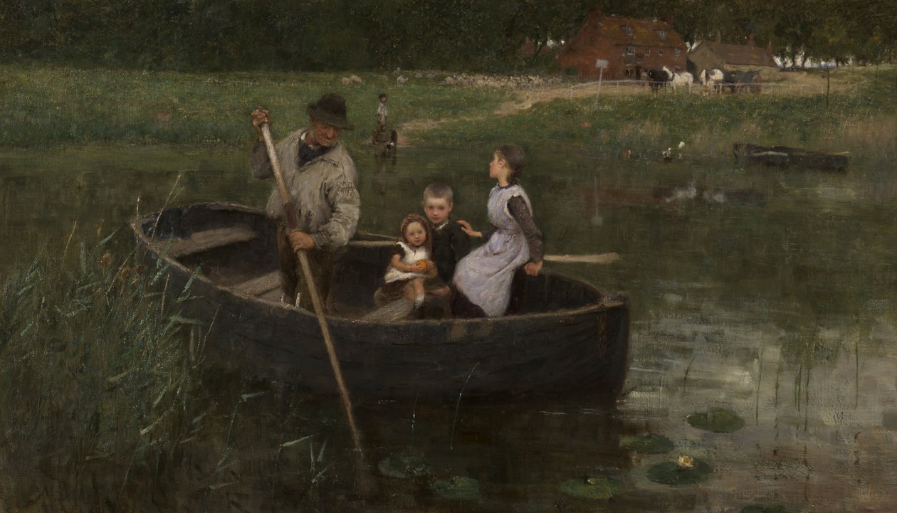 El Ferry, 1887 de William Edward Stott