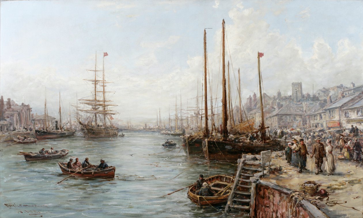 Puerto de Douglas, Isla de Man de William Edward Webb