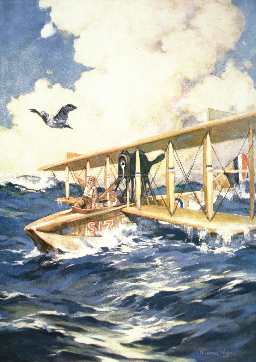 Con nuestro hidroavión en el Mar del Norte, un portaaviones al rescate, de 