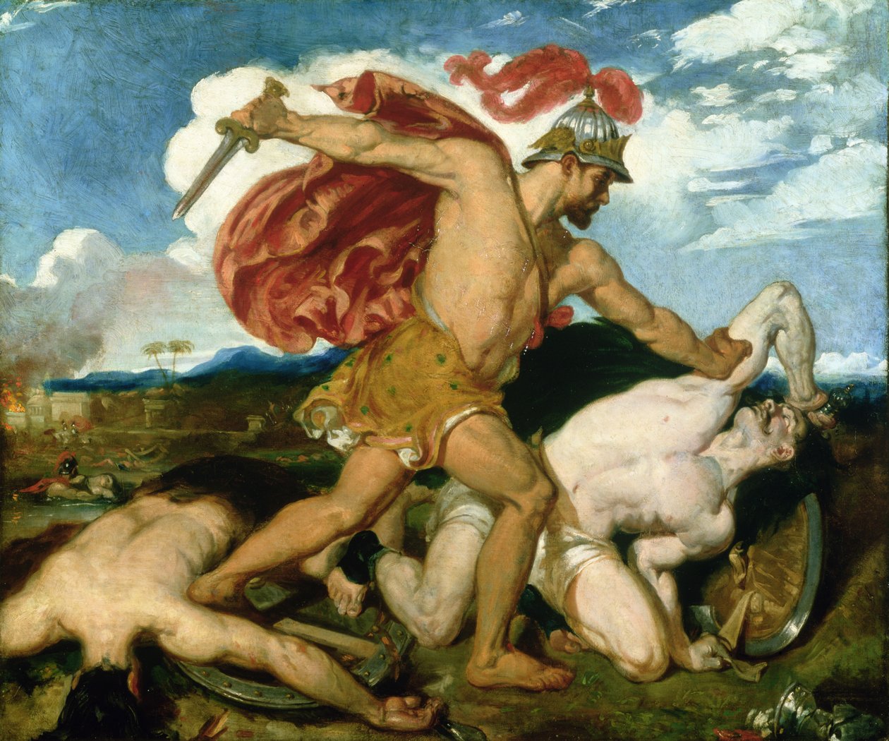 Benaiah, c.1829 (óleo sobre lienzo) de William Etty