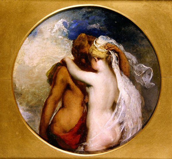 Ninfa y sátiro de William Etty