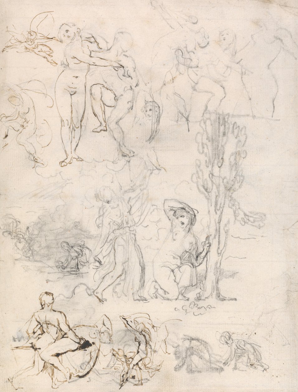 Hoja de bocetos de William Etty