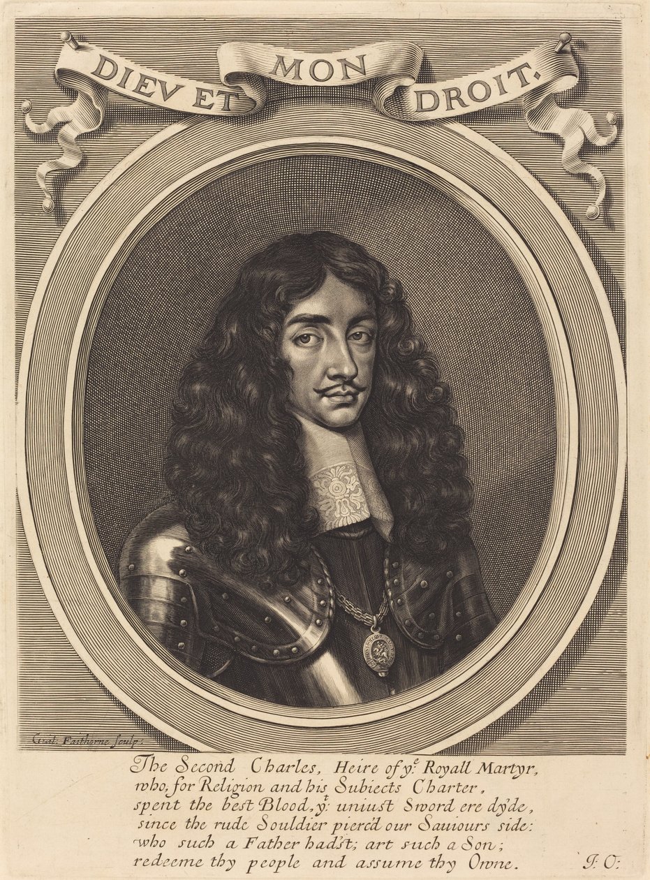 Carlos II de William Faithorne