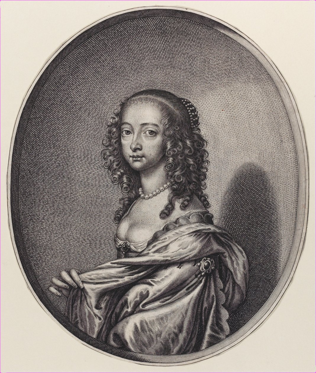 María, Princesa de Orange, 1641-50 de William Faithorne