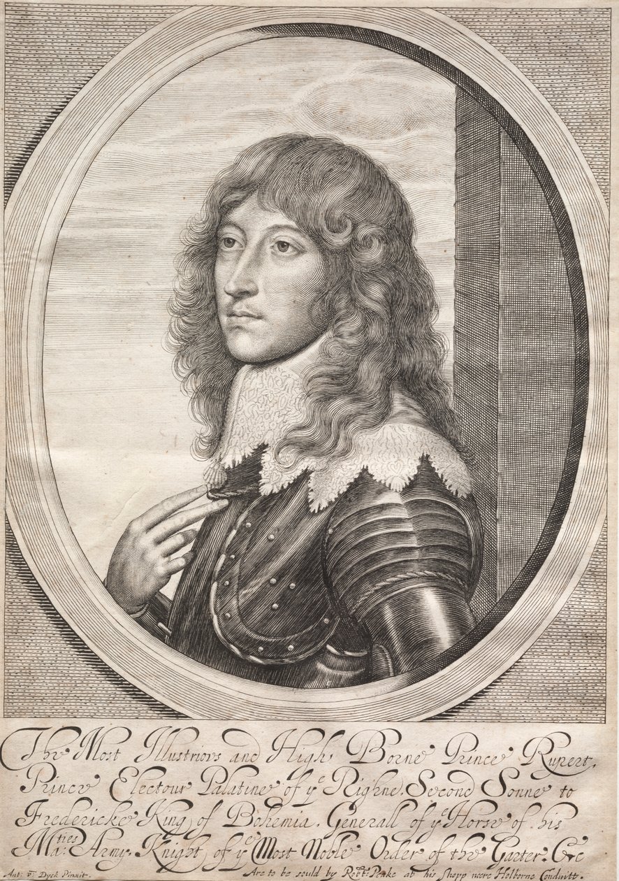 Príncipe Ruperto de William Faithorne