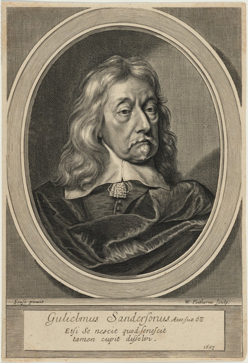 Sir William Sanderson de William Faithorne