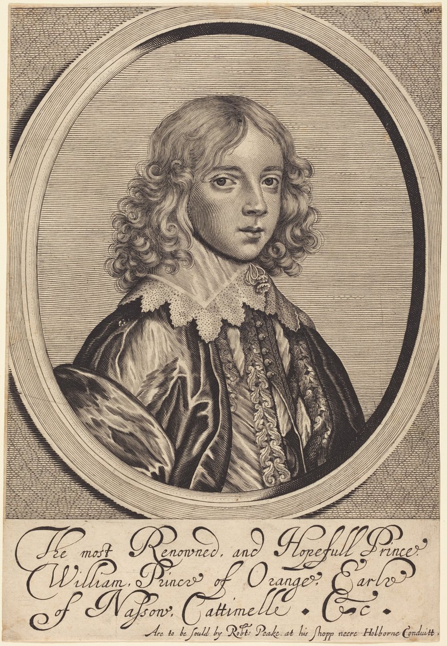 Guillermo II, príncipe de Orange de William Faithorne