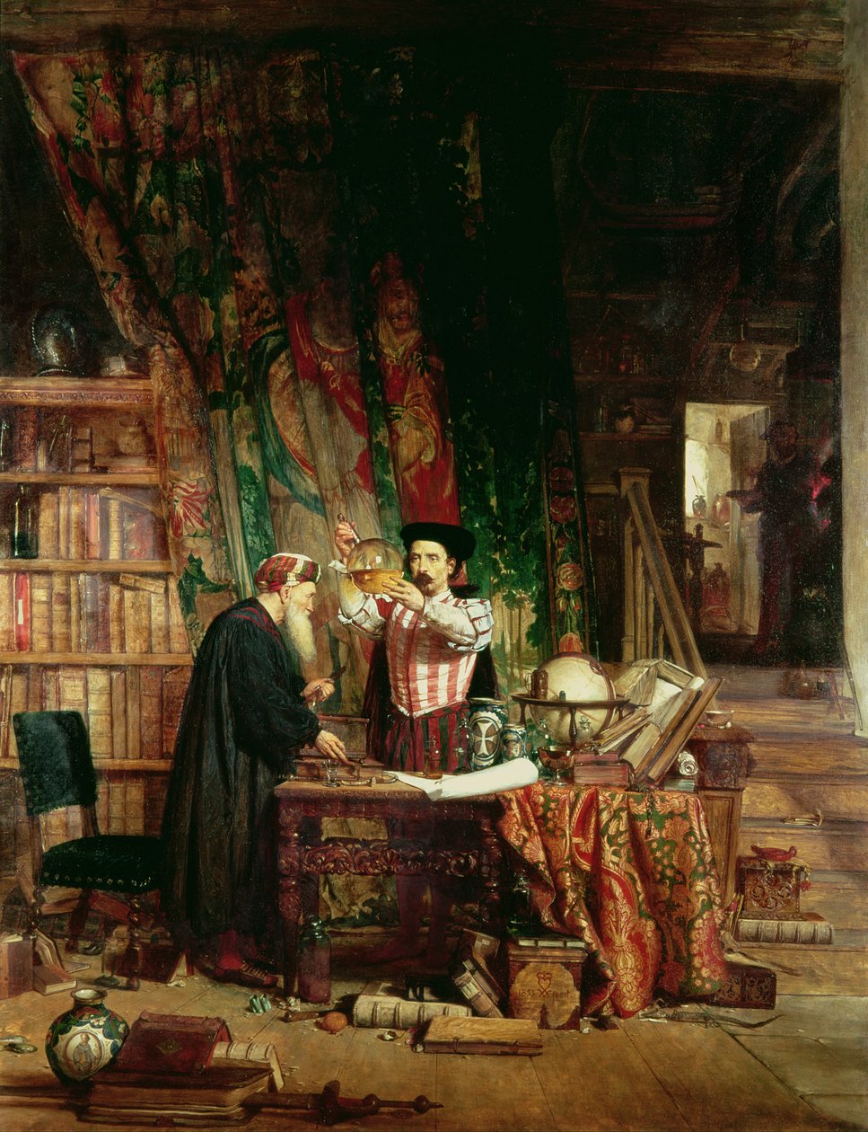 El alquimista, 1853 de William Fettes Douglas