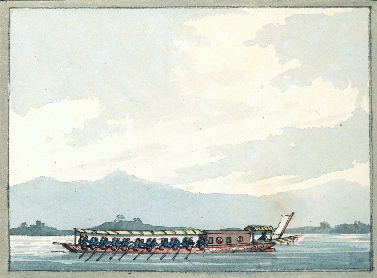 Barco chino Man of War de William Ffarington