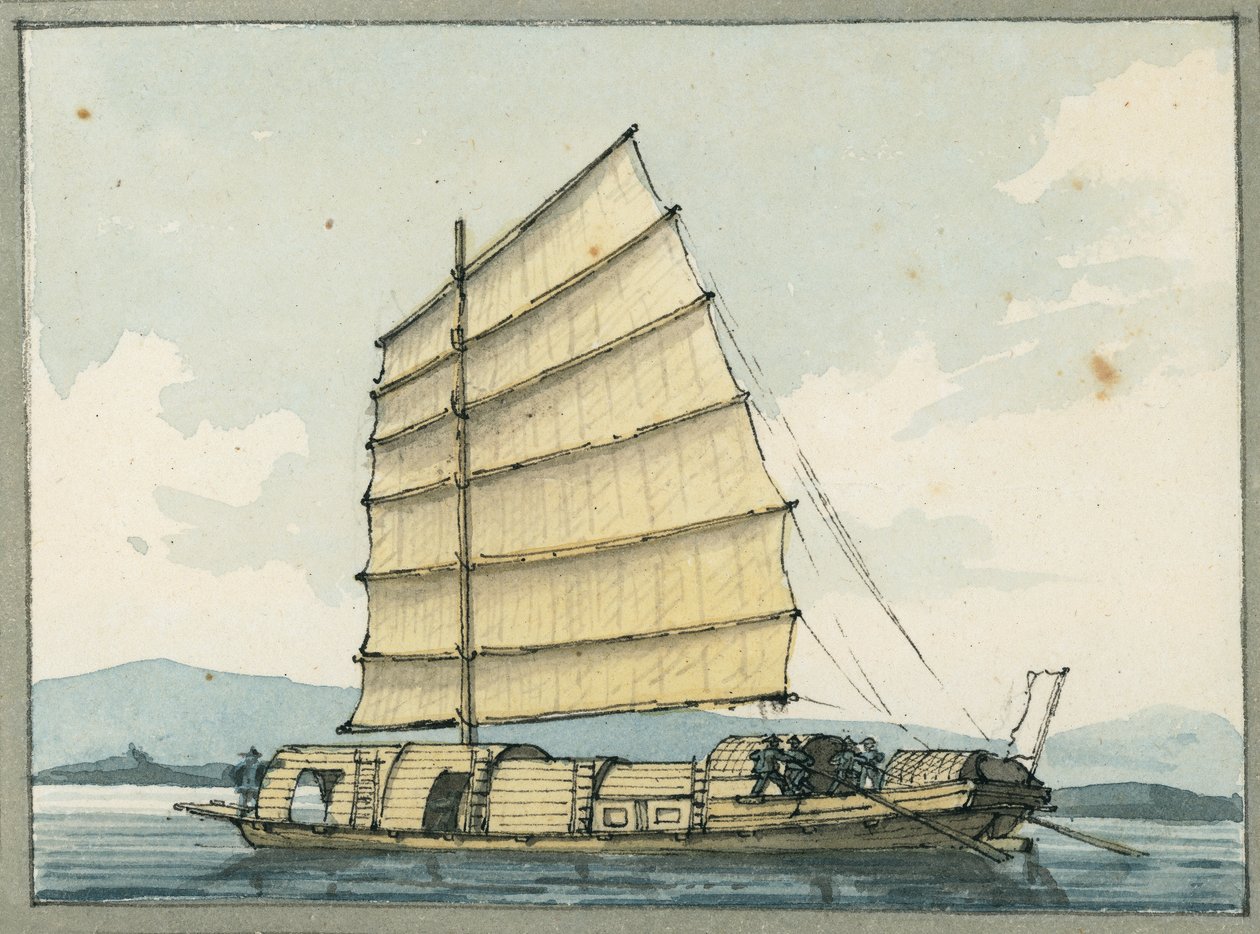 Barco comercial chino de William Ffarington