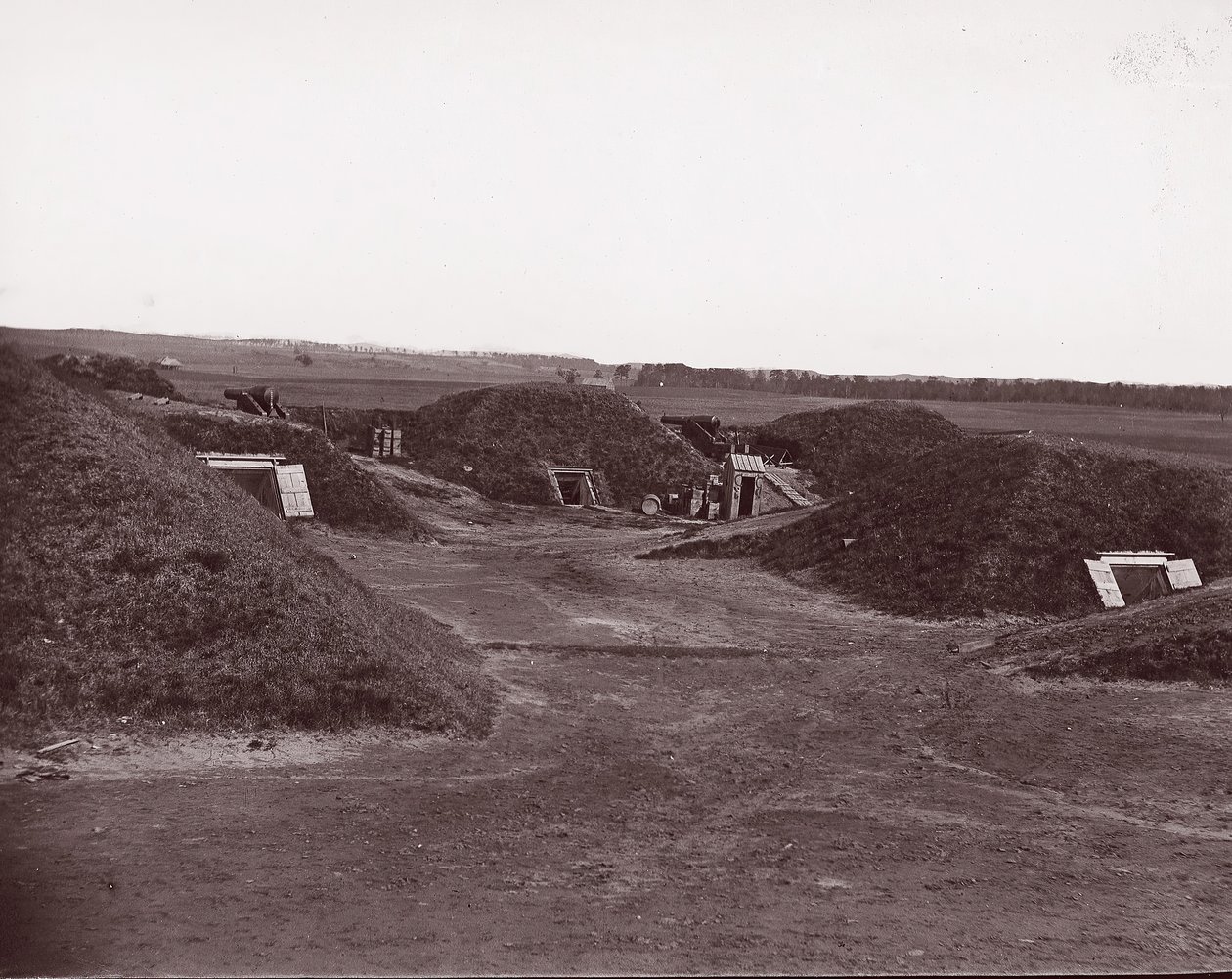 Fuerte Darling, Río James, 1865 de William Frank Browne.
