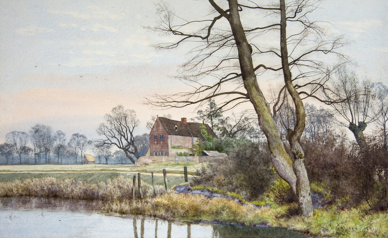 The Manor House, Hemingford Grey de William Fraser Garden