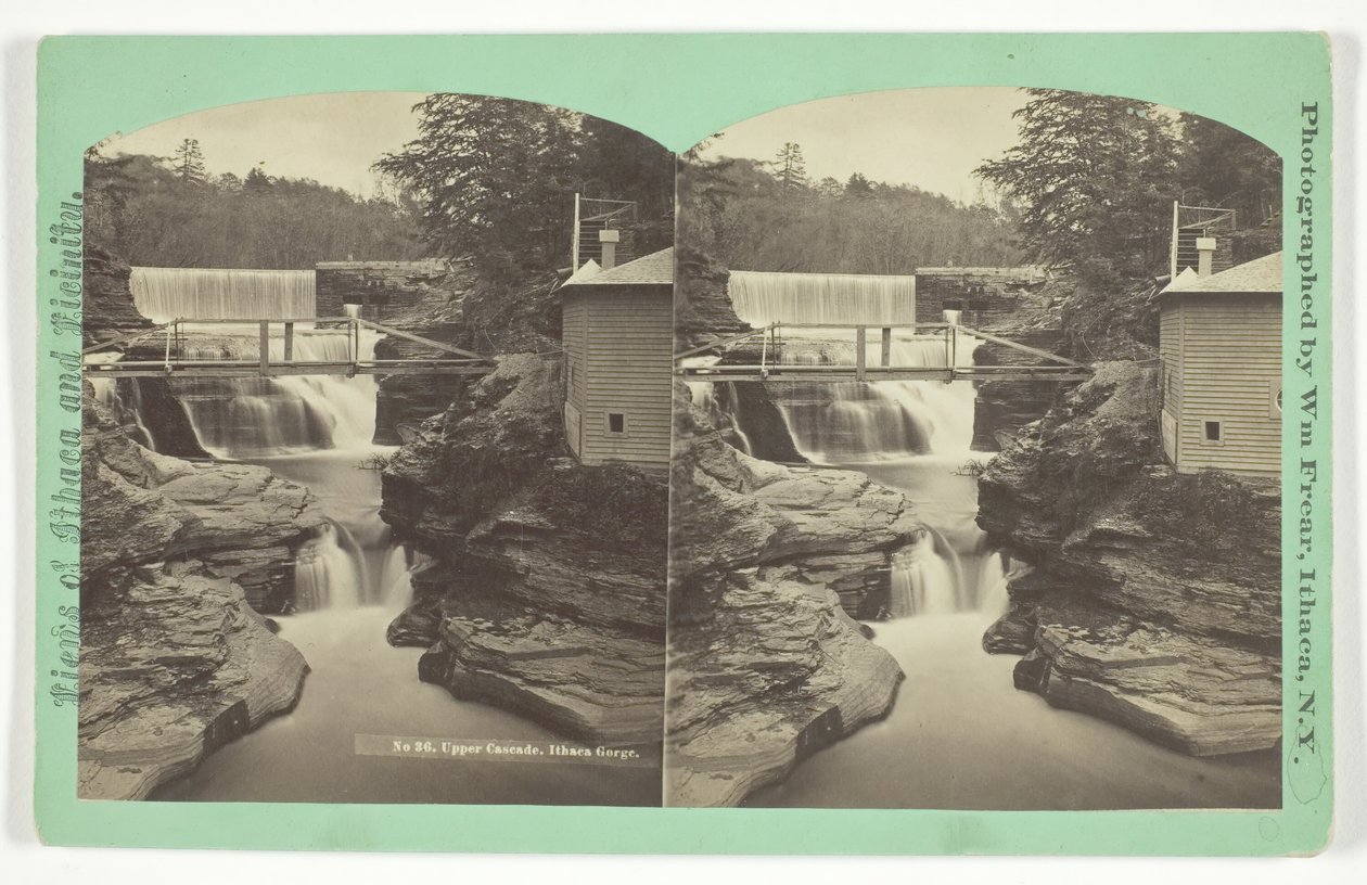 Cascada Superior. Ithaca Gorge, finales del siglo XIX de William Frear
