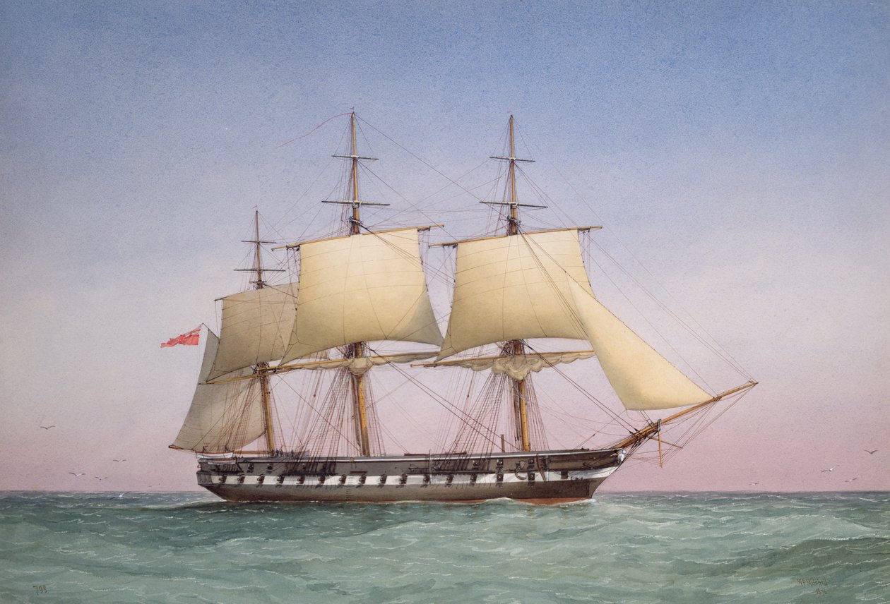 Fragata de 50 cañones HMS 