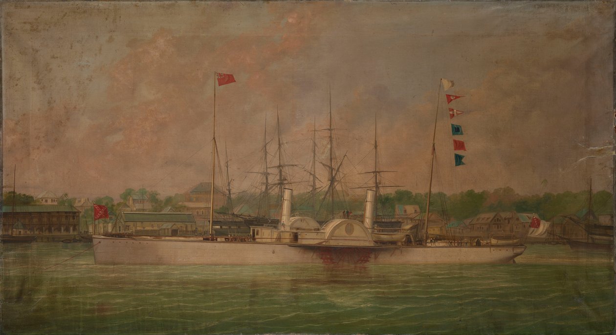 El vapor de ruedas Ella de William Frederick Mitchell