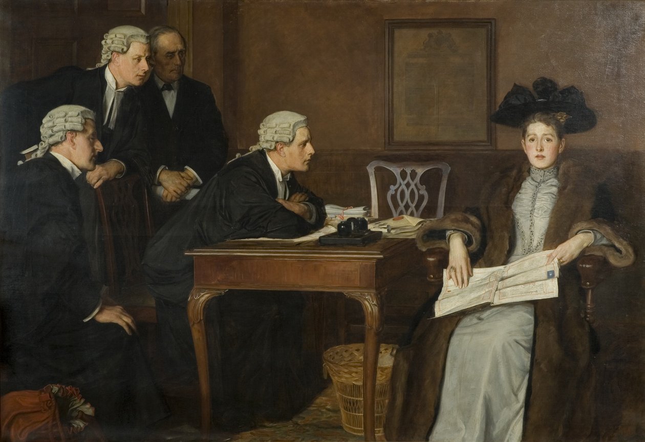El Acusado y el Abogado de William Frederick Yeames