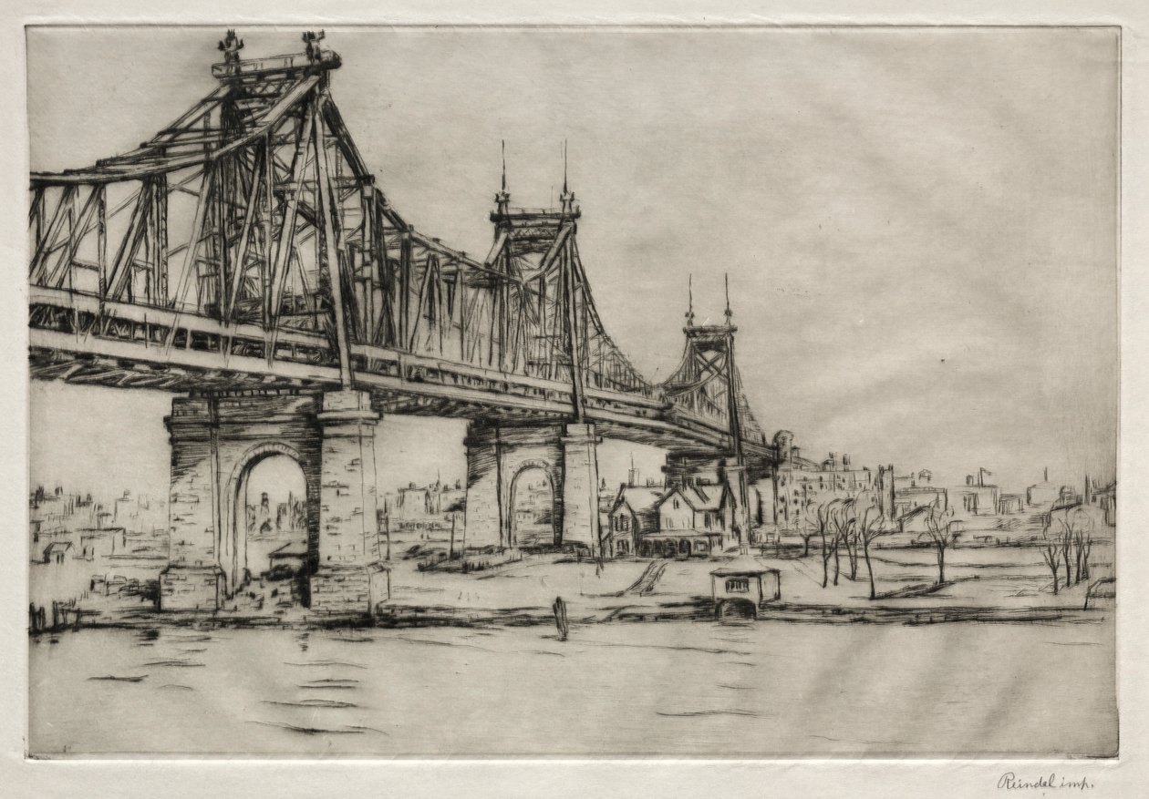 Puente de Queensboro, Nueva York de William George Reindel