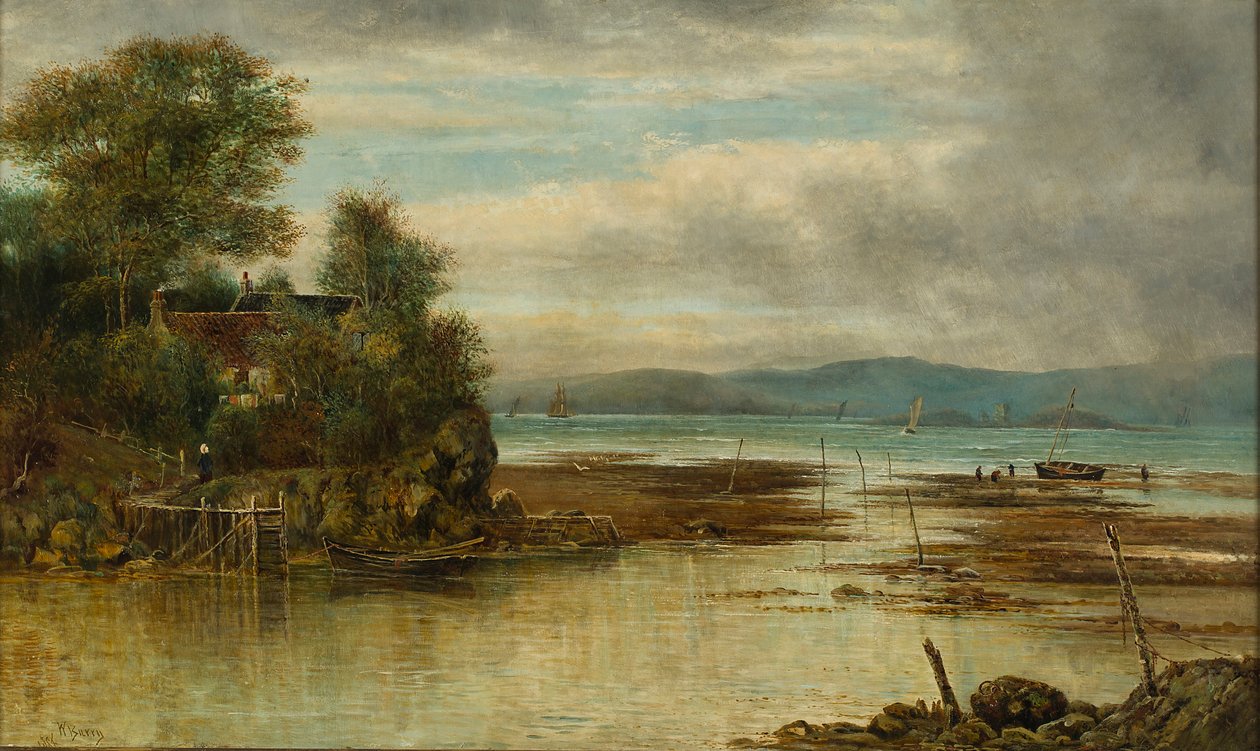 Ferry de Cramond - Donde el río se une con el mar de William Gerard Barry