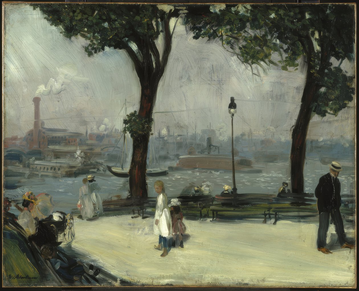 Parque East River de William Glackens