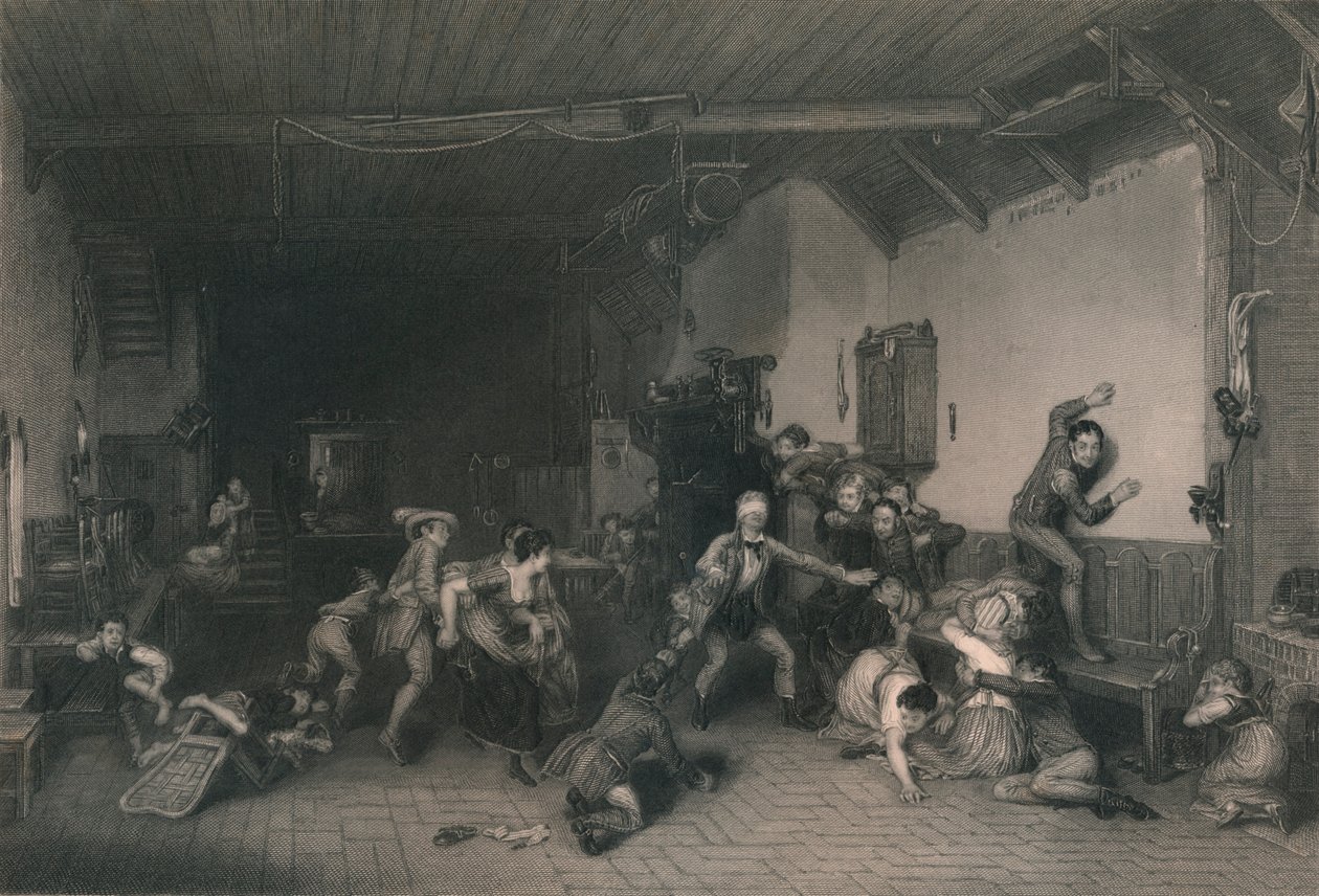 La gallina ciega, 1812, mediados del siglo XIX de William Greatbach