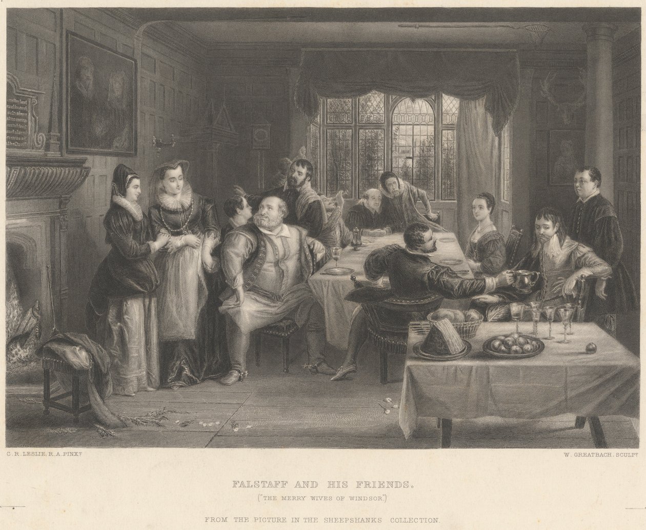 Falstaff y sus amigos de William Greatbach