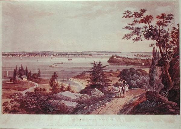 Nueva York desde Weehawk de William Guy Wall