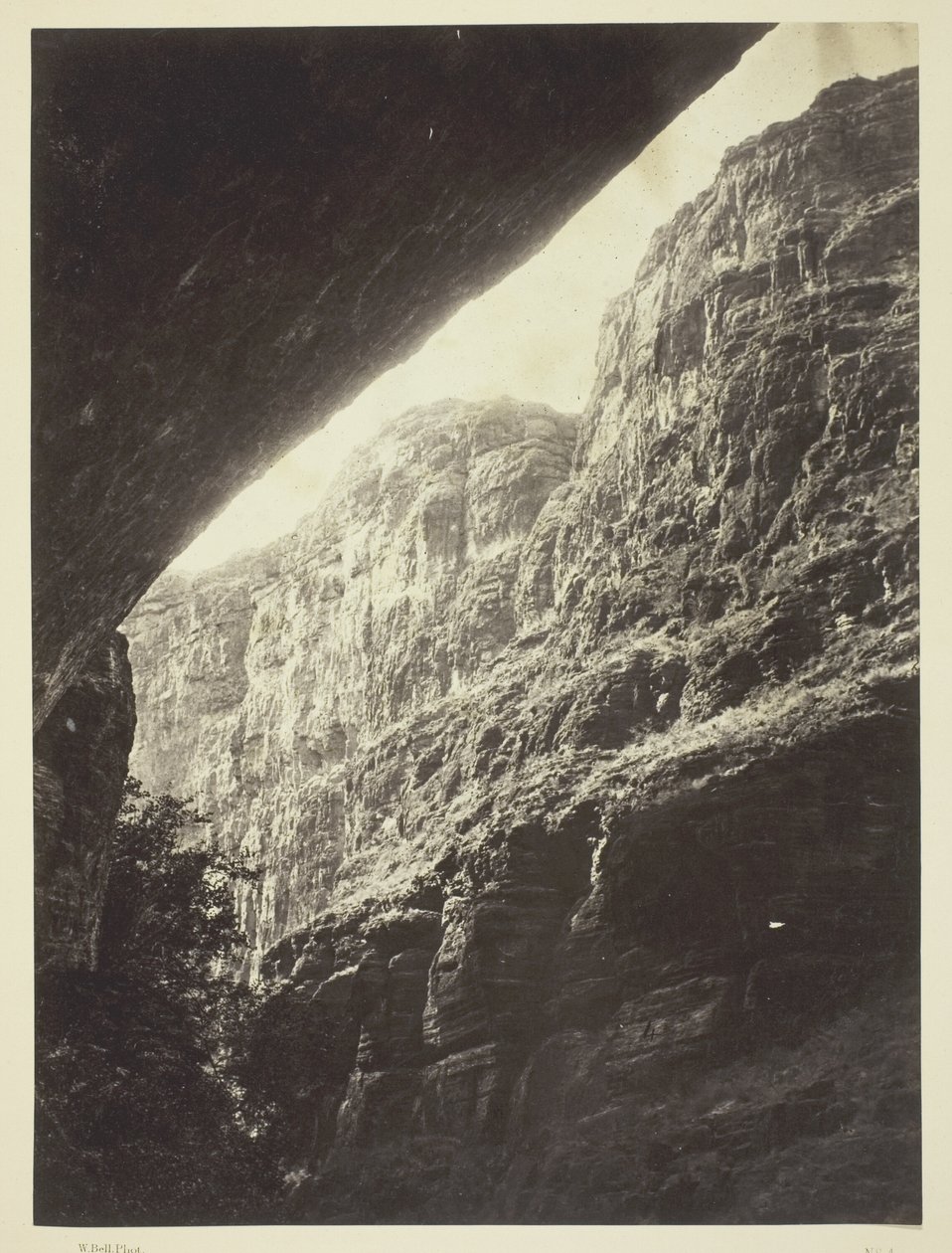 Cañón de Kanab Wash, río Colorado, mirando al sur de William H. Bell