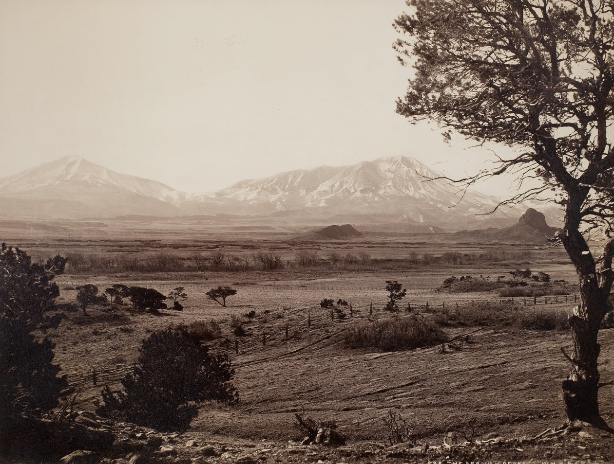 Los Picos Españoles, c. 1871 de William H. Jackson