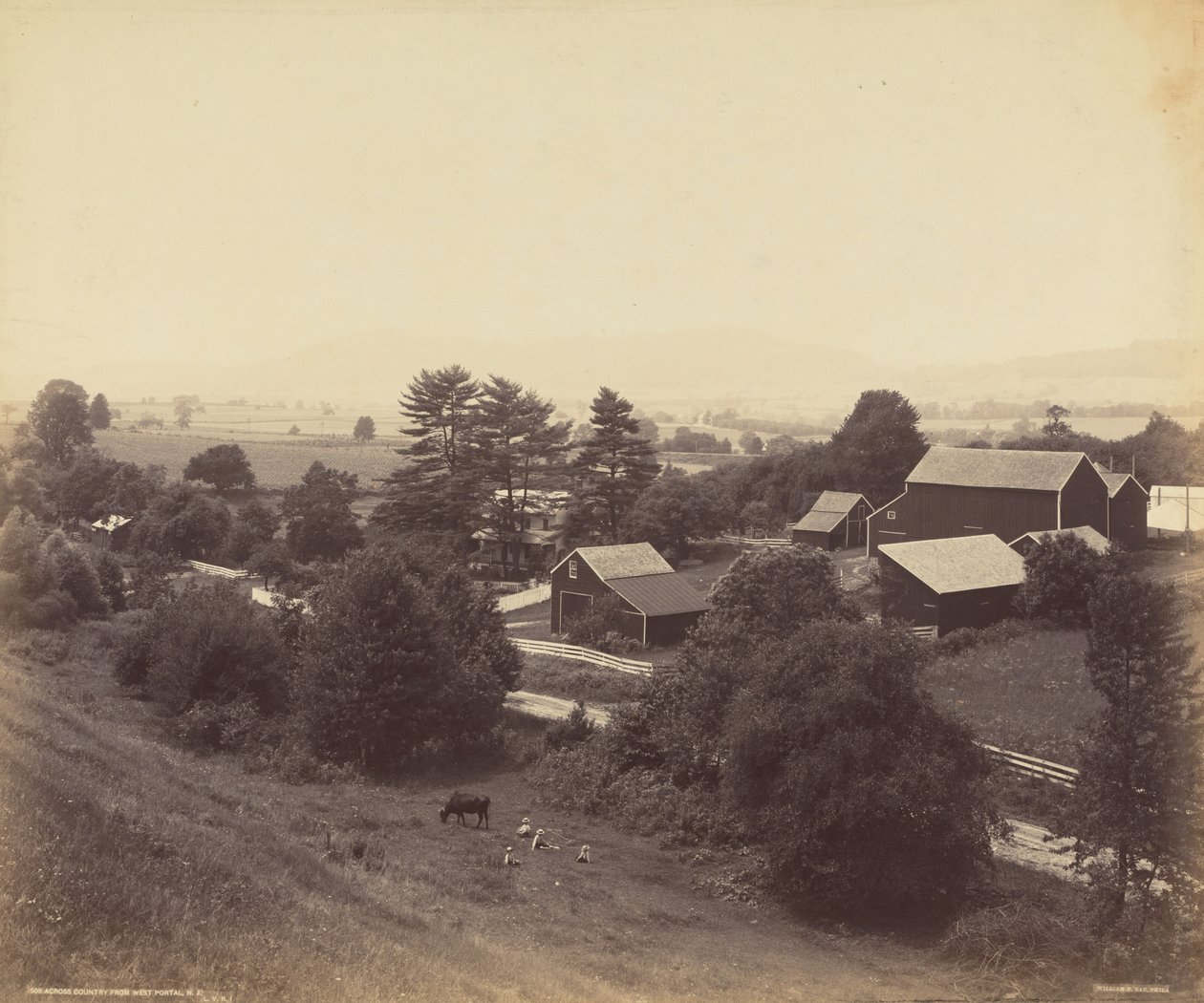 A través del país desde West Portal, N.J. de William H. Rau