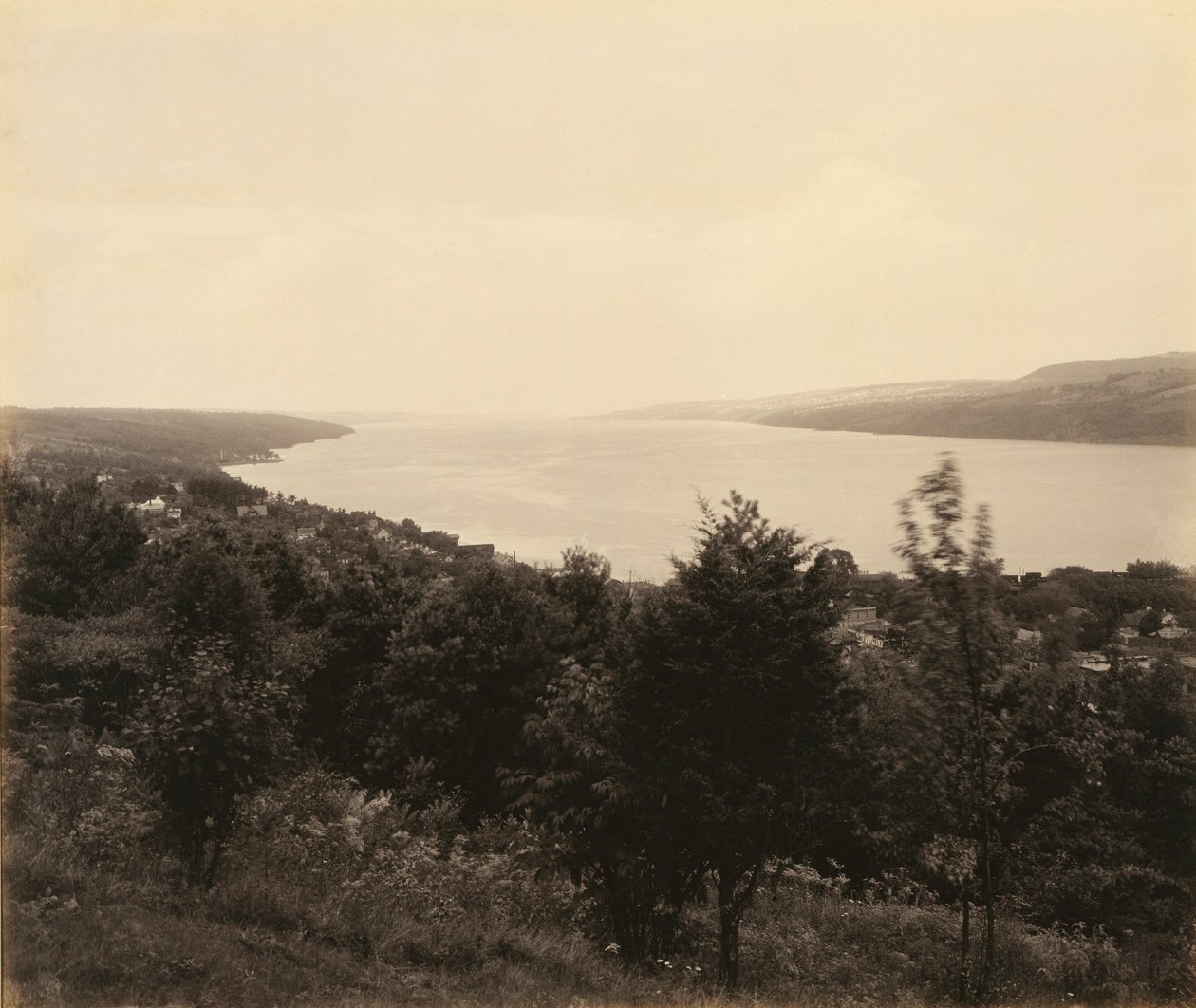 Seneca Lake y Watkins Glen, para el ferrocarril Lehigh Valley de William H. Rau