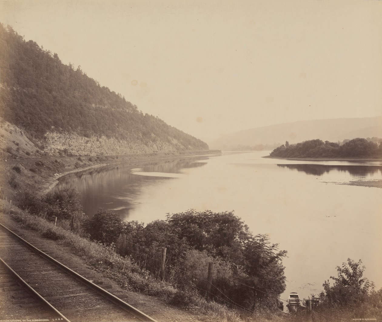 York Narrows, en el Susquehanna de William H. Rau