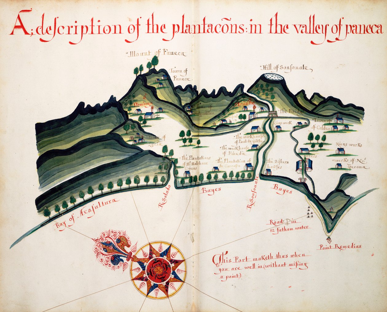 Descripción de las plantaciones del Valle de Paneca de William Hack