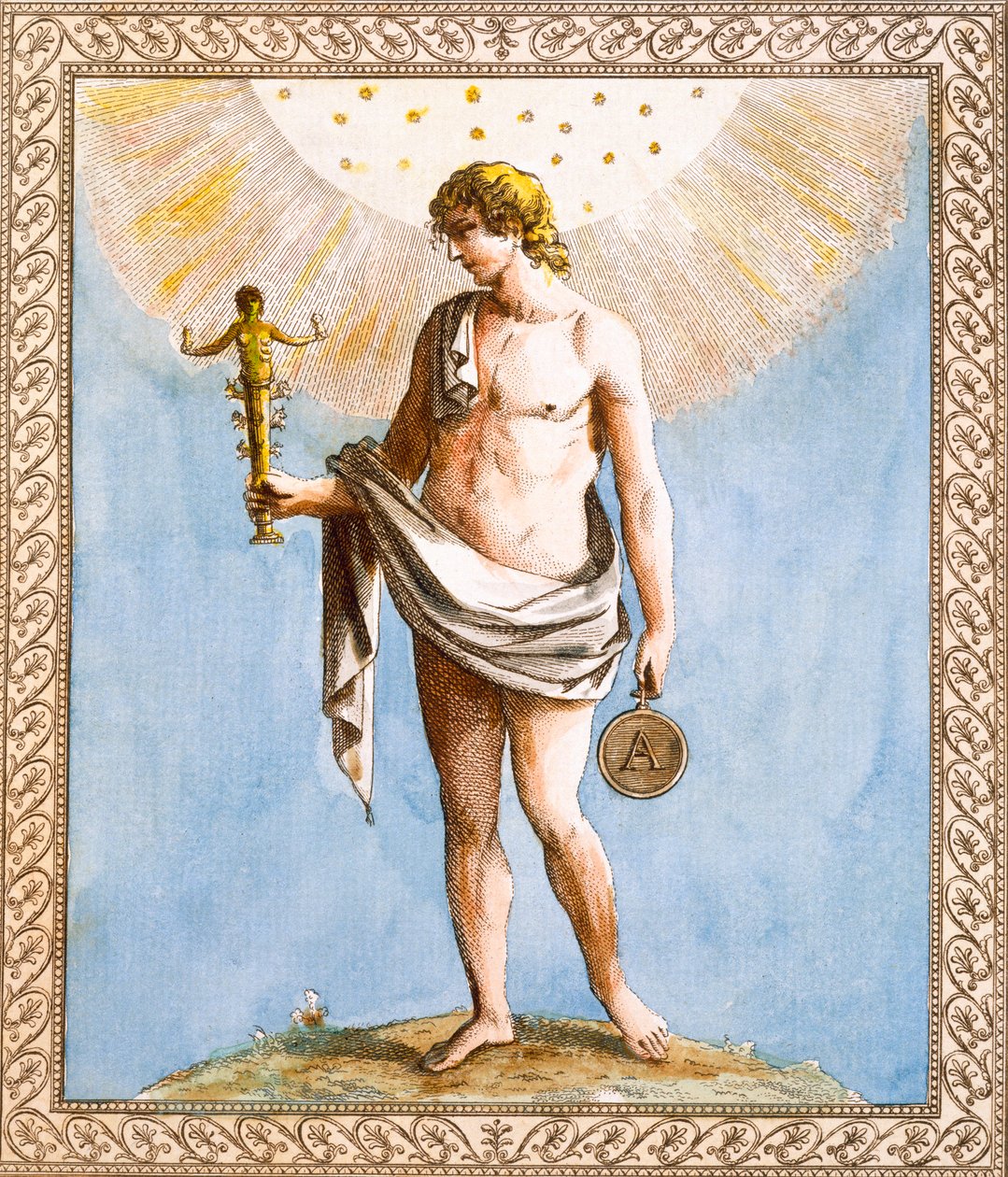Apolo, grabado por Francesco Bartolozzi, 1799 de William Hamilton