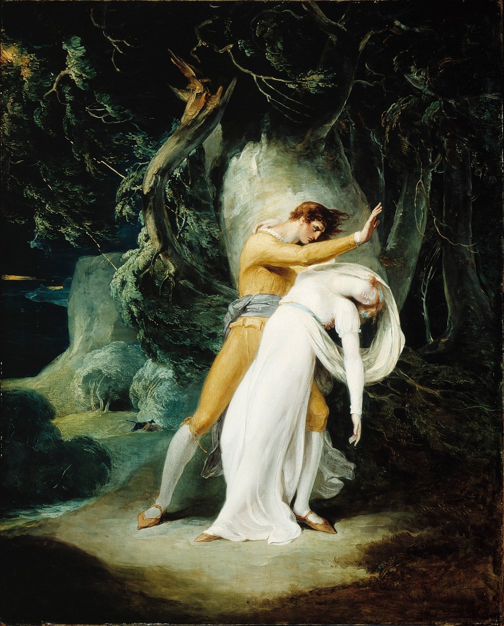 Celadón y Amelia de William Hamilton