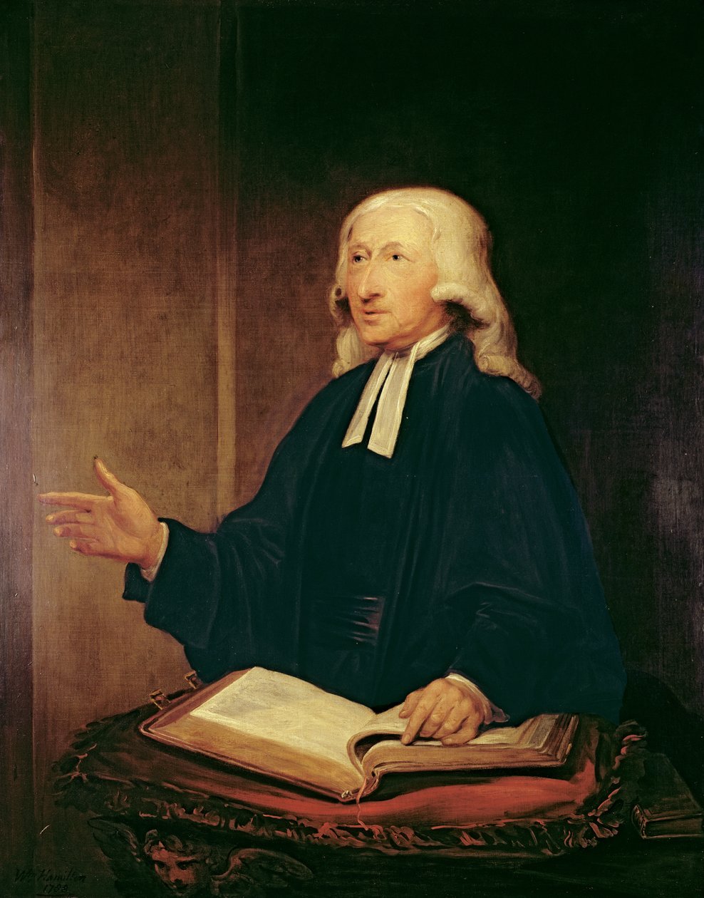 Retrato de John Wesley (1703-1791) 1788 de William Hamilton