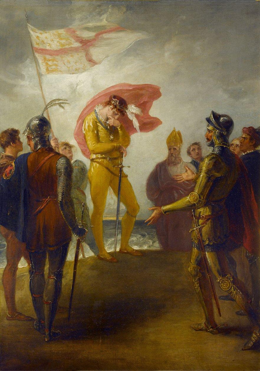 El Desembarco de Ricardo II en Milford Haven, c.1793-1800 de William Hamilton