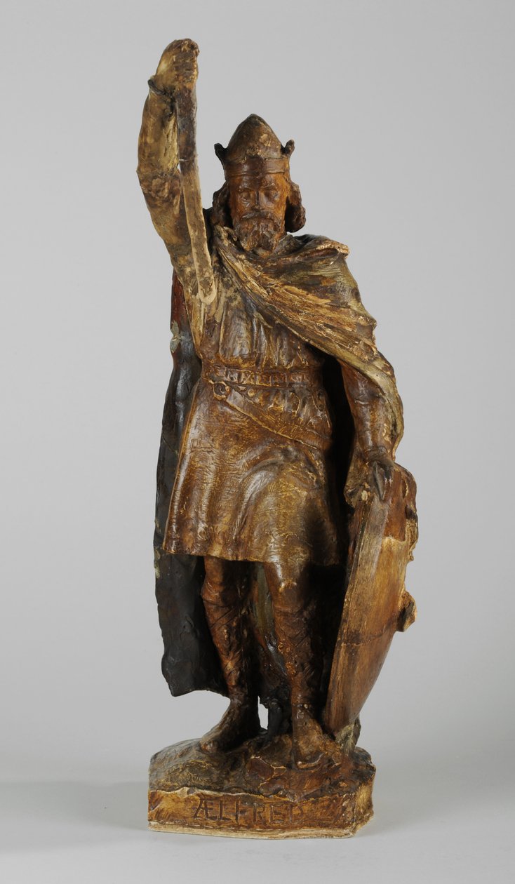 Maqueta para la estatua de Alfredo el Grande, c.1901 de William Hamo Thornycroft