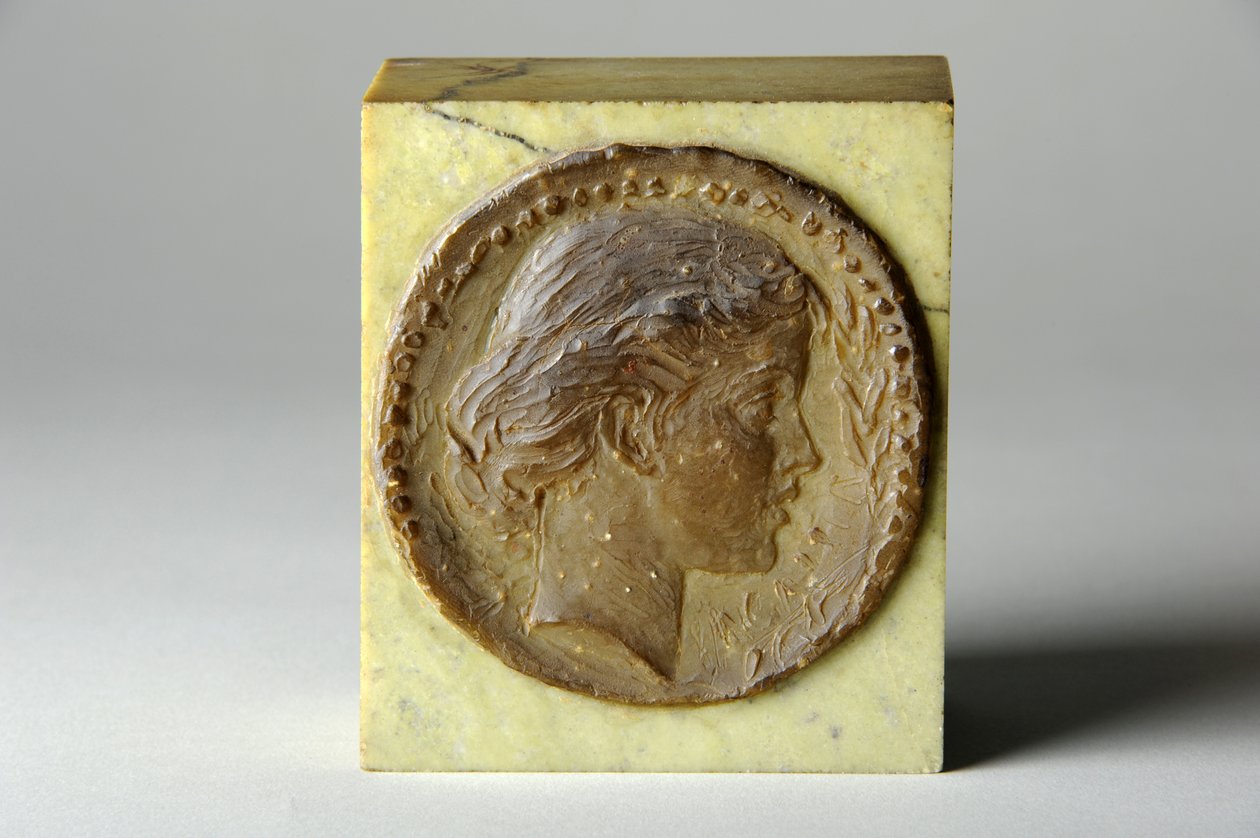 Retrato en medallón de Agatha Thornycroft, c.1900 de William Hamo Thornycroft