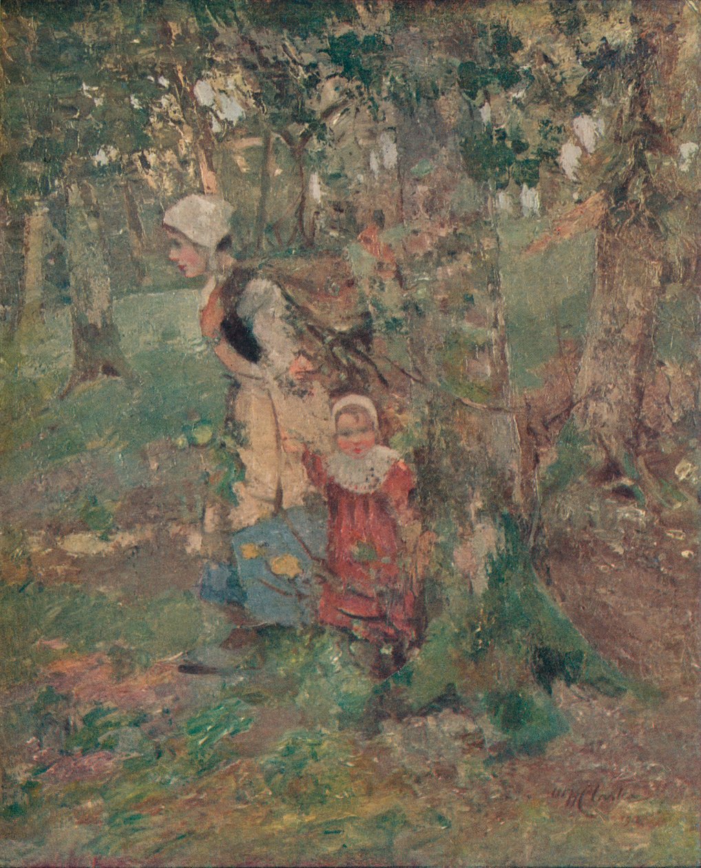 El borde del bosque, c. 1916 de William Hanna Clarke