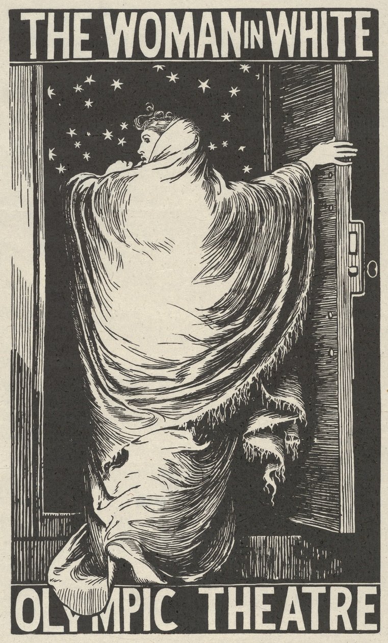 La mujer de blanco, 1871 de William Harcourt Hooper