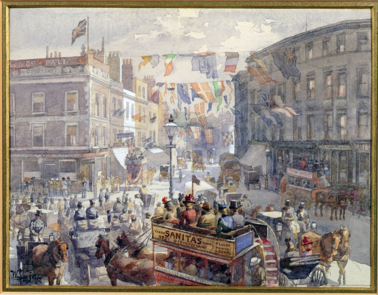 El Jubileo, Kensington High Street, Londres, 1901 de William Harding Collingwood Smith