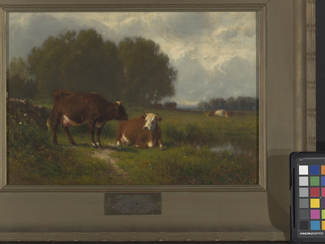 Paisaje (óleo sobre lienzo) de William Hart