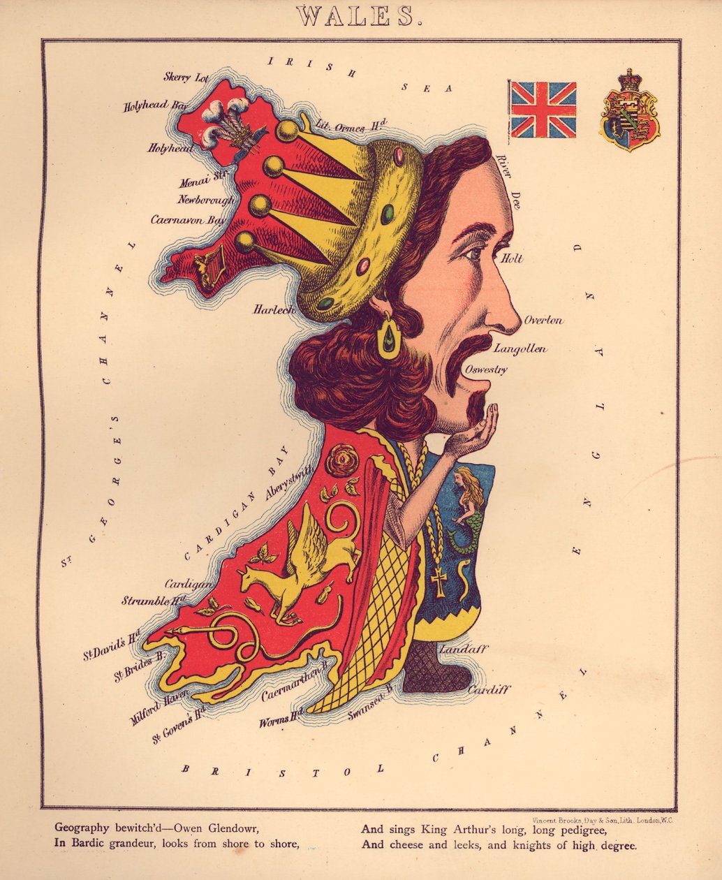 Geographical fun - being humourous outlines of various countries, with an introduction and descriptive lines LOC 84675540-8 de William Harvey