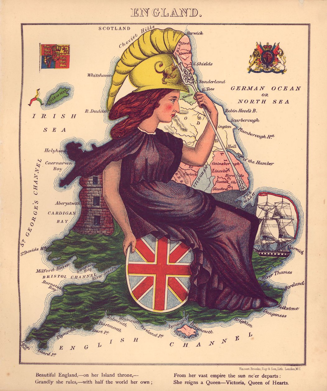 Diversiones geográficas - esbozos humorísticos de varios países, con una introducción y líneas descriptivas LOC 84675540-6 de William Harvey