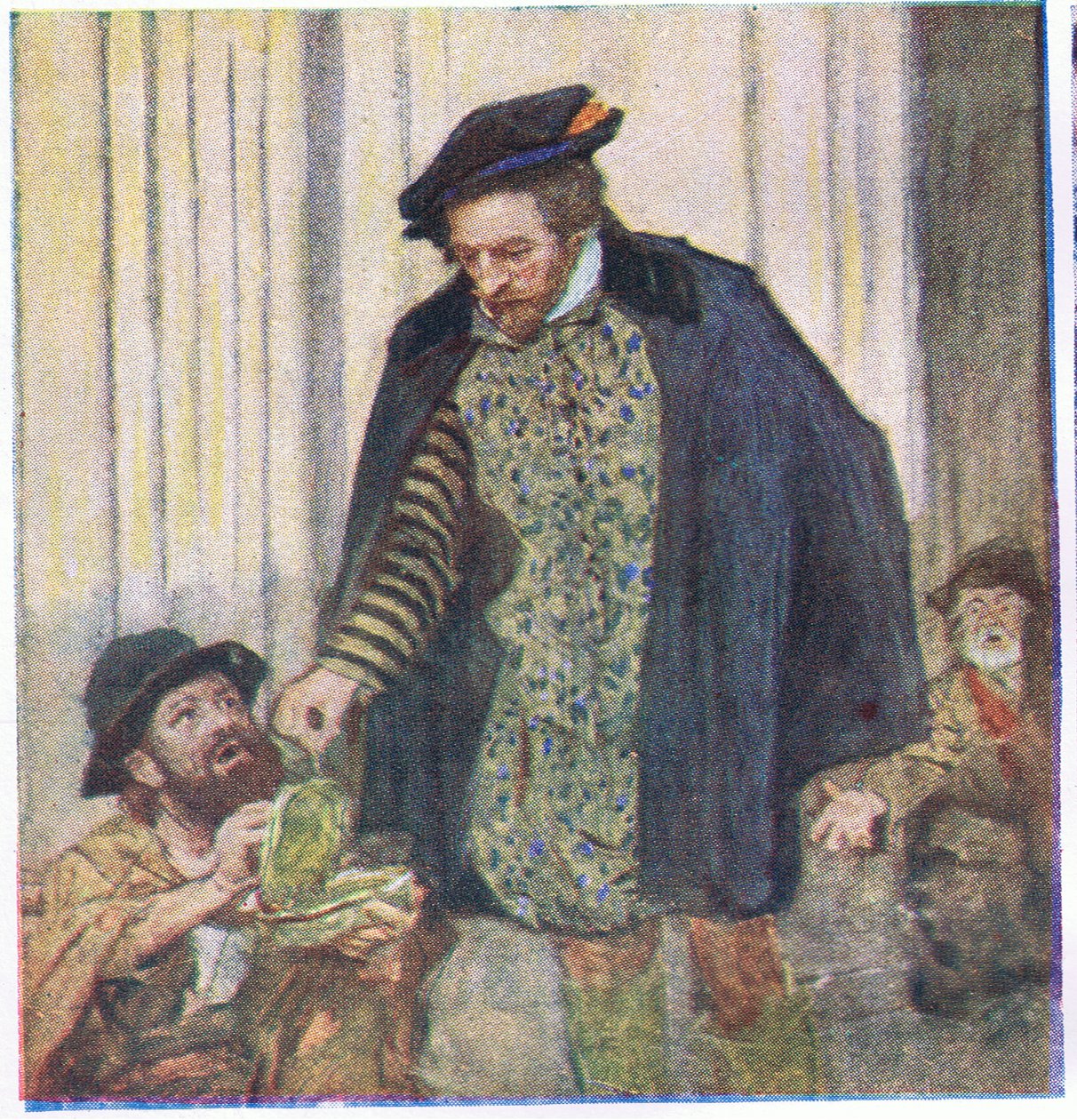 Shakespeare da un penique a un mendigo, de My Magazine, pub.1922 de William Hatherell