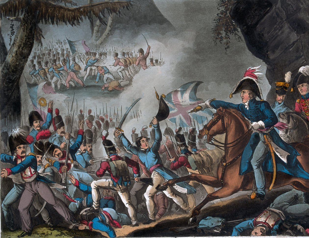 Batalla de los Pirineos, 27 de julio de 1813 de William Heath