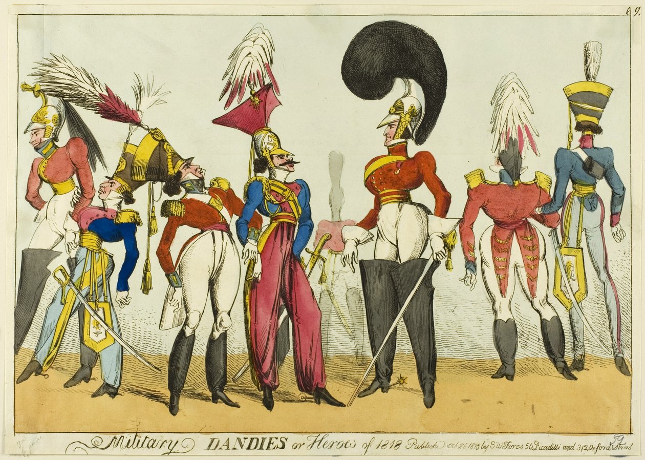 Dandis militares o héroes de 1818 de William Heath