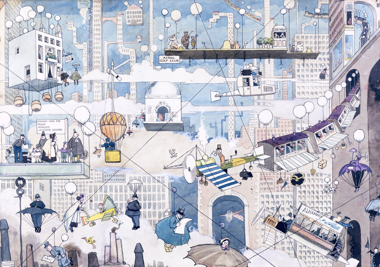 Vida aérea de William Heath Robinson