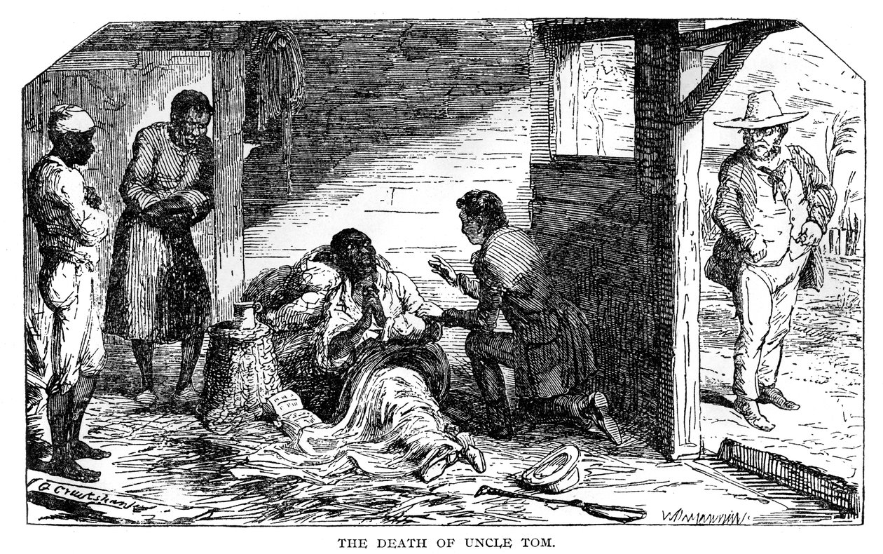 La muerte del Tío Tom, de La cabaña del Tío Tom publicada en 1852, 1923 de William Heinemann Ltd