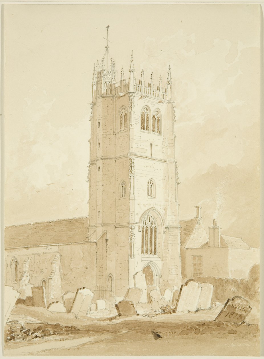 Iglesia de Bitton, Gloucestershire de William Henry Bartlett
